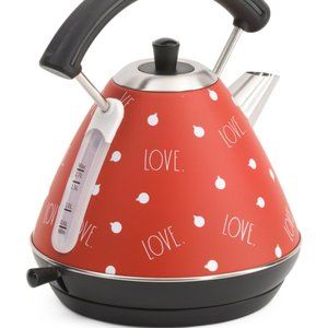 Rae Dunn Love (Perfect For Valentine's Day) Electric Hot Water Kettle NIB